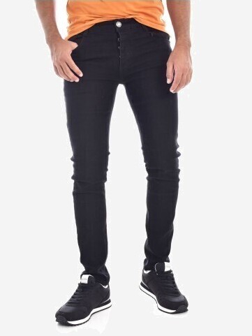 džínsy D932 čierna