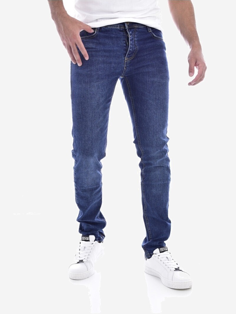 džínsy D969 Modrá