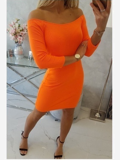 Šaty oranžové