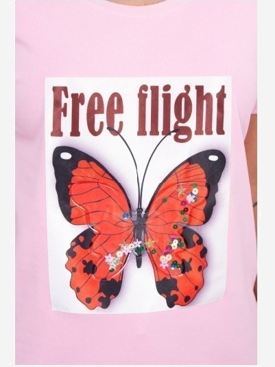 Tričko Free Flight  ružová