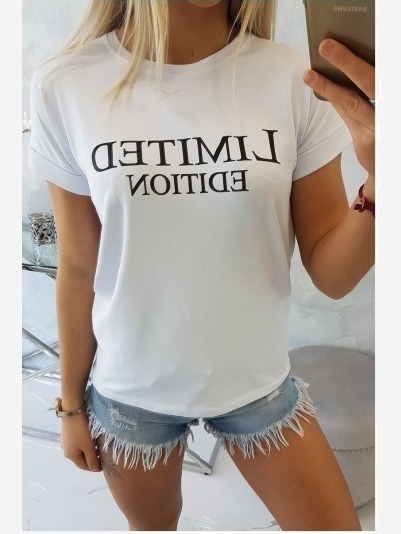 tričko Limited edition biela