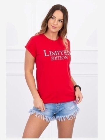 tričko Limited edition červená