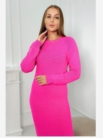 šaty ružový neón