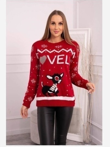 Vianočný sveter s nápisom...